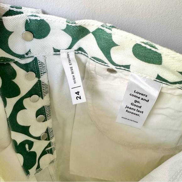 PacSun High Rise Straight Floral Jeans - Picture 6 of 7